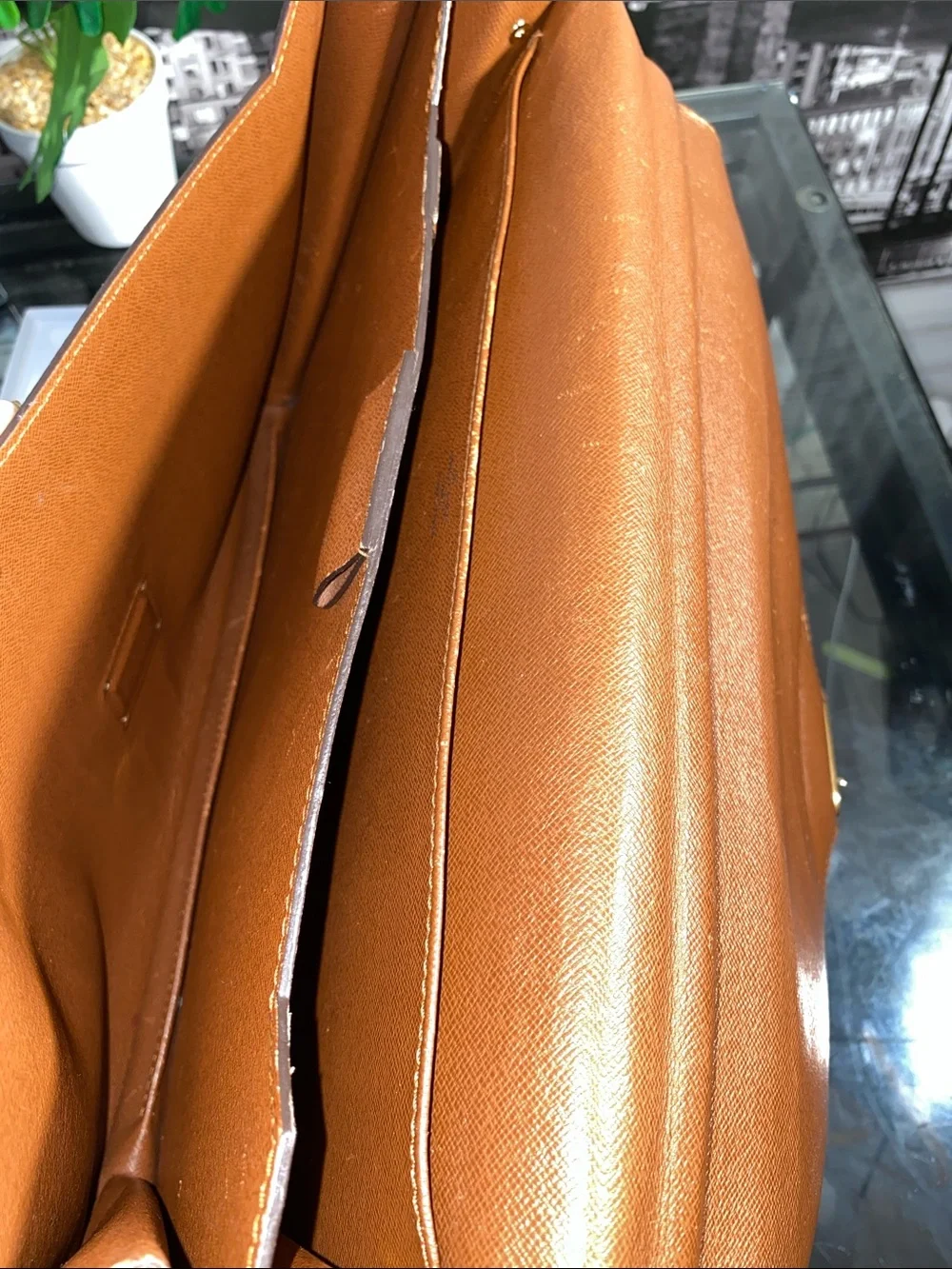 Authentic Louis Vuitton Monogram Serviette Conseiller Briefcase/Laptop Bag